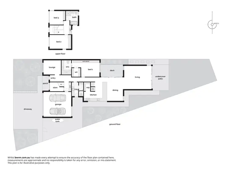 Floorplan of Homely townhouse listing, 83B Sturt Avenue, Narrabundah ACT 2604