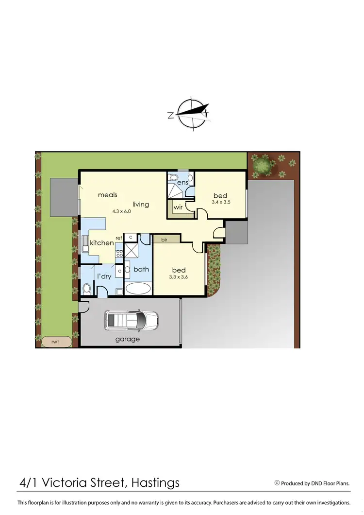 Floorplan of Homely unit listing, 4/1 Victoria Street, Hastings VIC 3915