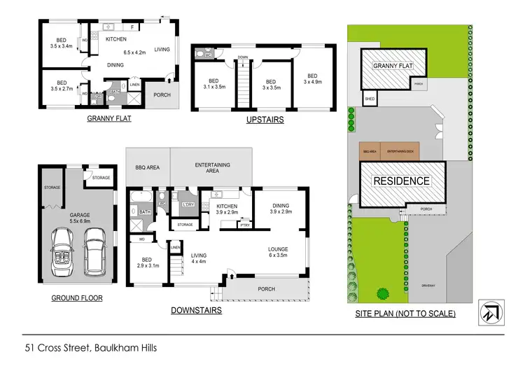 Floorplan of Homely house listing, 51 & 51A Cross Street, Baulkham Hills NSW 2153