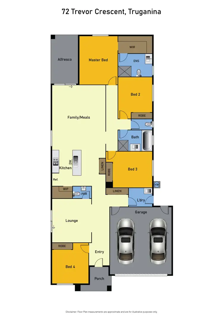 Floorplan of Homely house listing, 72 Trevor Crescent, Truganina VIC 3029
