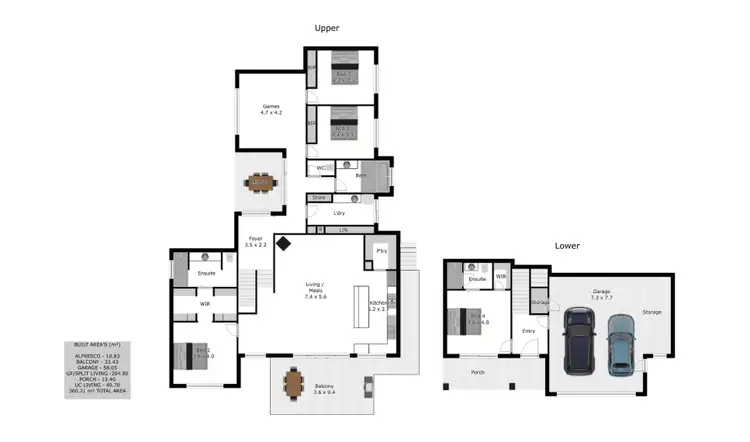Floorplan of Homely house listing, 36 Gratwick View, Wodonga VIC 3690
