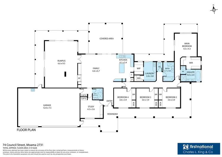 Floorplan of Homely house listing, 74 Council Street, Moama NSW 2731