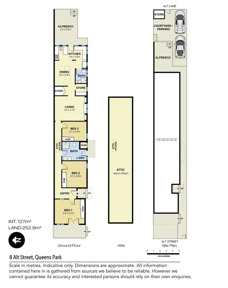 Floorplan of Homely house listing, 8 Alt Street, Queens Park NSW 2022