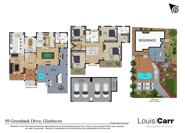 Floorplan of Homely house listing, 89 Greenbank Drive, Glenhaven NSW 2156