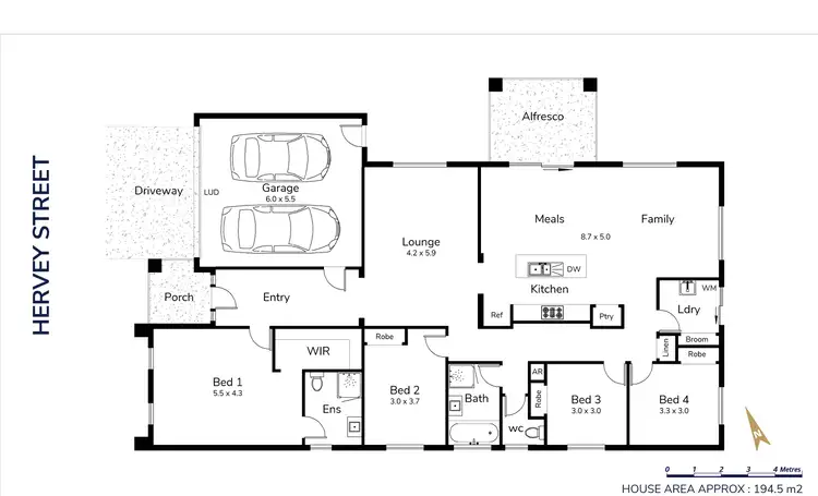 Floorplan of Homely house listing, 148 Hervey Street, Elmore VIC 3558