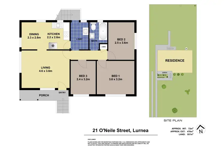 Floorplan of Homely house listing, 21 O'Neile Crescent, Lurnea NSW 2170
