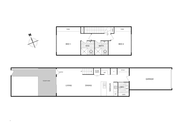 Floorplan of Homely townhouse listing, 3 Margules Crescent, Taylor ACT 2913