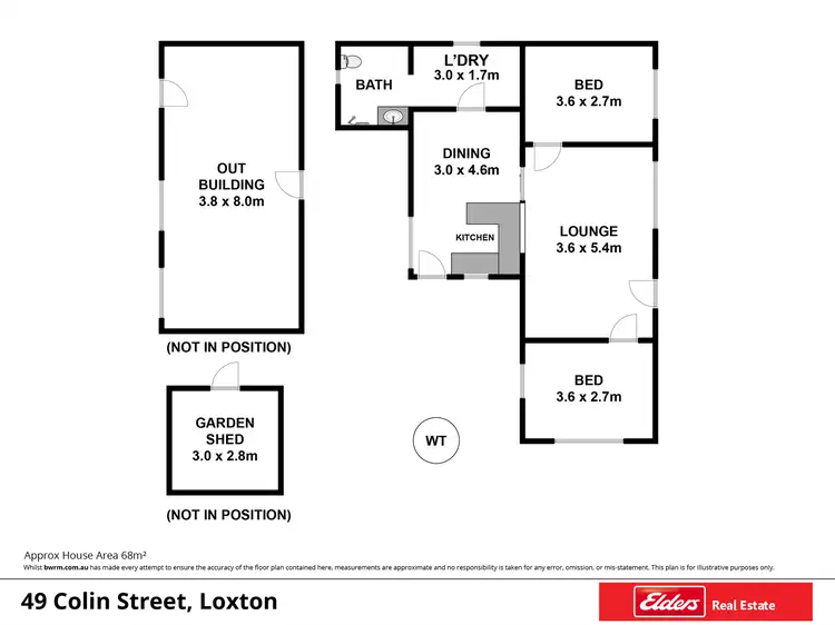 Floorplan of Homely house listing, 49 Colin Street, Loxton SA 5333
