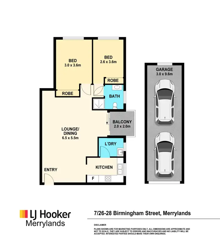 Floorplan of Homely unit listing, 7/26-28 Birmingham Street, Merrylands NSW 2160