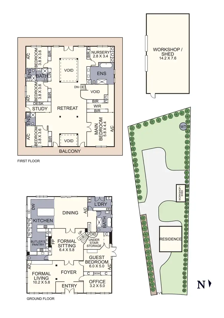 Floorplan of Homely house listing, 8 Laburnum Place, Hillside VIC 3037