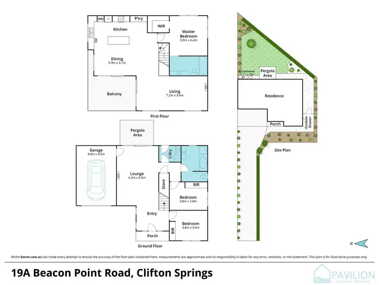 Floorplan of Homely house listing, 19a Beacon Point Road, Clifton Springs VIC 3222