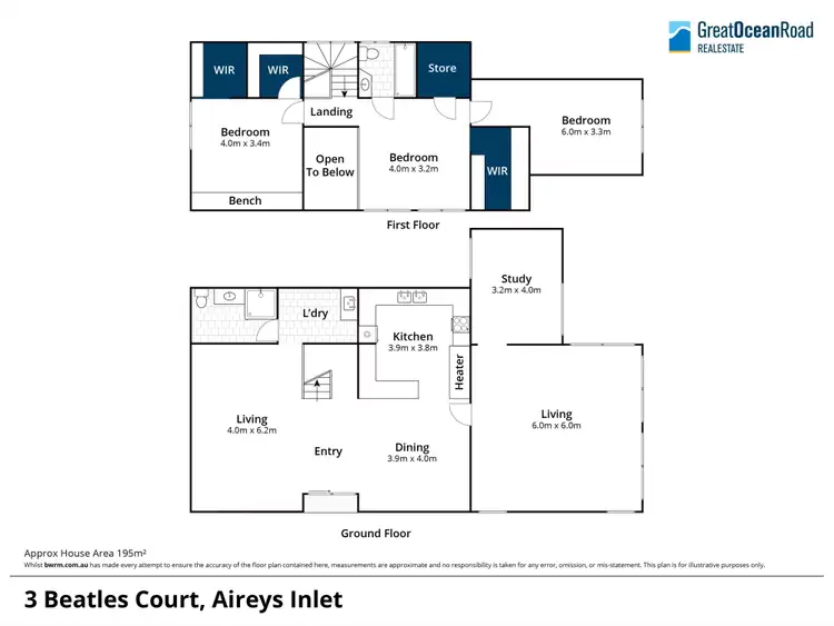 Floorplan of Homely house listing, 3 Beatles Court, Aireys Inlet VIC 3231