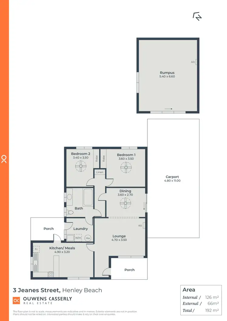 Floorplan of Homely house listing, 3 Jeanes Street, Henley Beach SA 5022