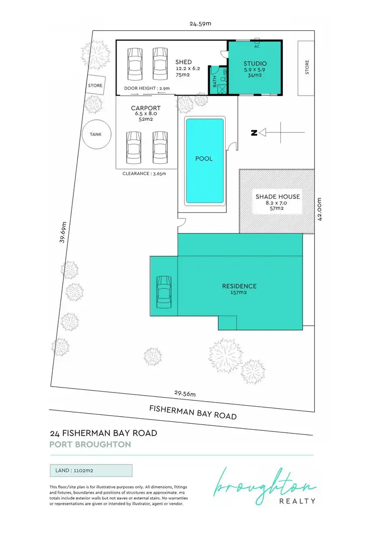 Floorplan of Homely house listing, 24 Fisherman Bay Road, Port Broughton SA 5522