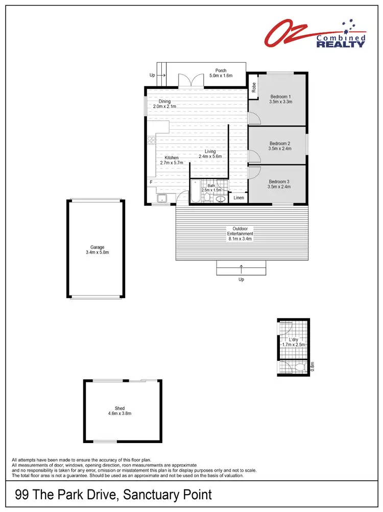 Floorplan of Homely house listing, 99 The Park Drive, Sanctuary Point NSW 2540