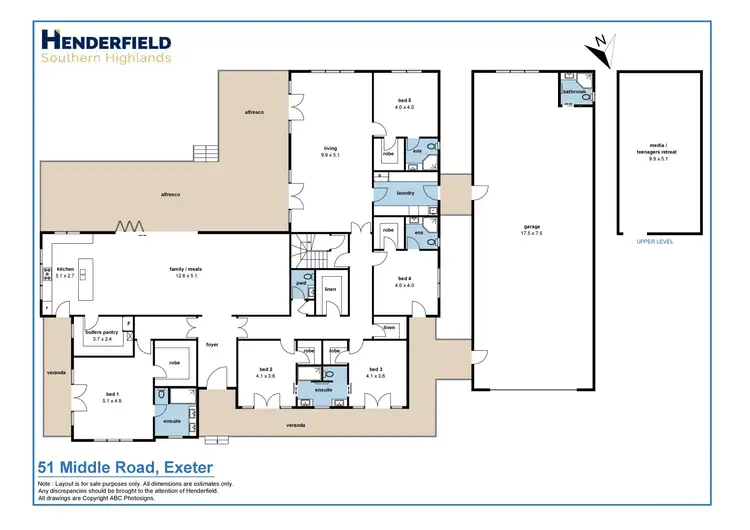 Floorplan of Homely house listing, 51 Middle Road, Exeter NSW 2579