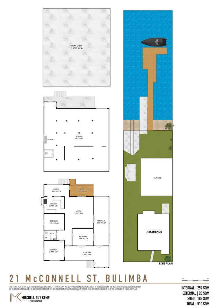 Floorplan of Homely house listing, 21 McConnell Street, Bulimba QLD 4171