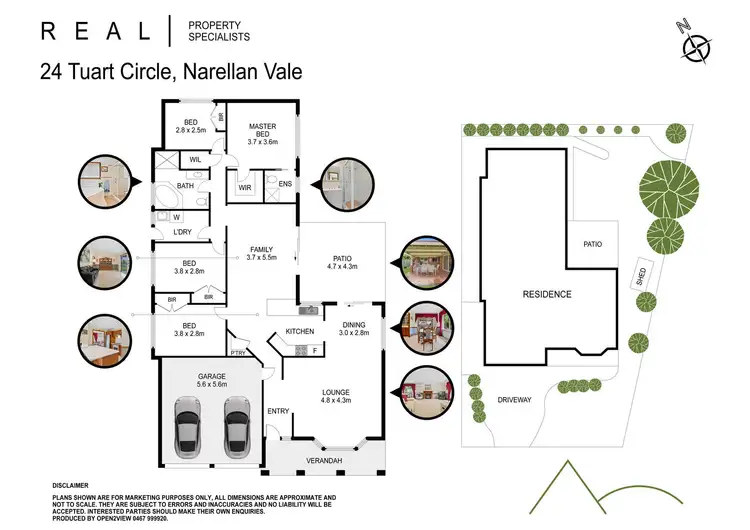 Floorplan of Homely house listing, 24 Tuart Circle, Narellan Vale NSW 2567