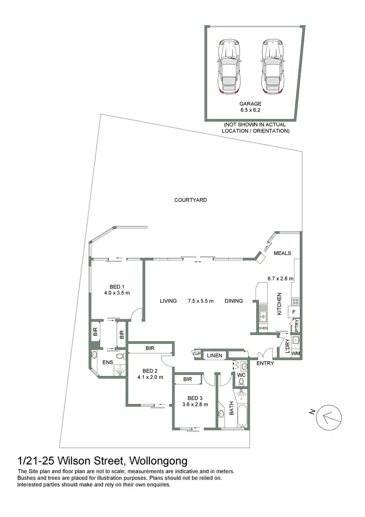 Floorplan of Homely apartment listing, 1/21-25 Wilson Street, Wollongong NSW 2500