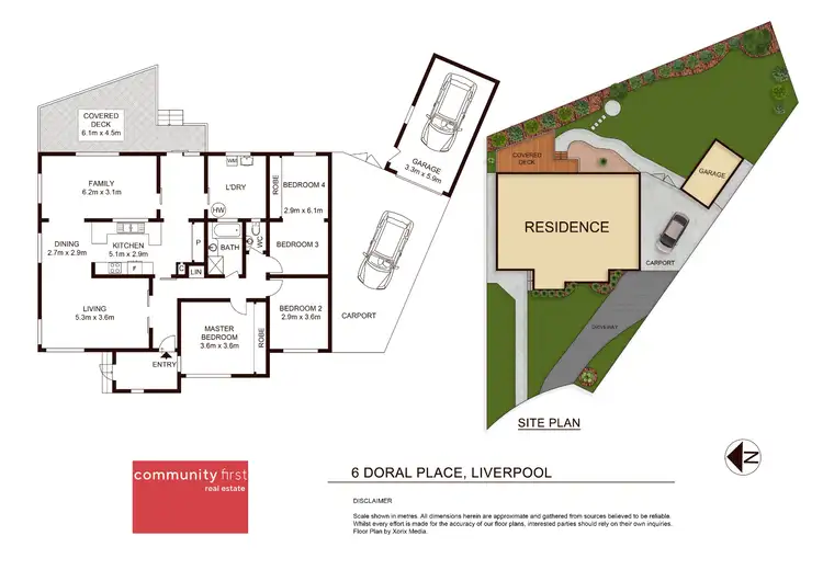 Floorplan of Homely house listing, 6 Doral Place, Liverpool NSW 2170