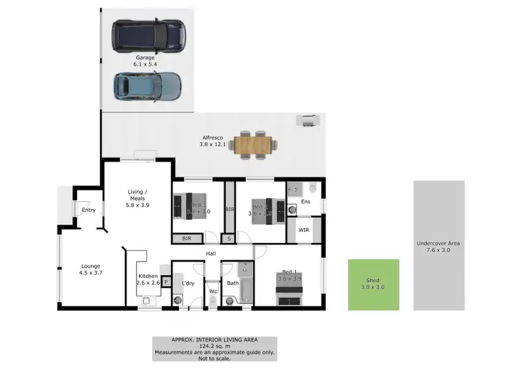 Floorplan of Homely house listing, 3 Jasmin Court, Corowa NSW 2646