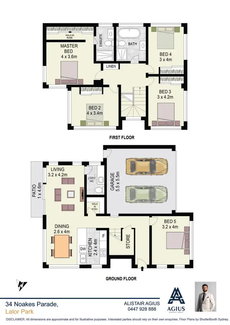 Floorplan of Homely house listing, 34 Noakes Parade, Lalor Park NSW 2147