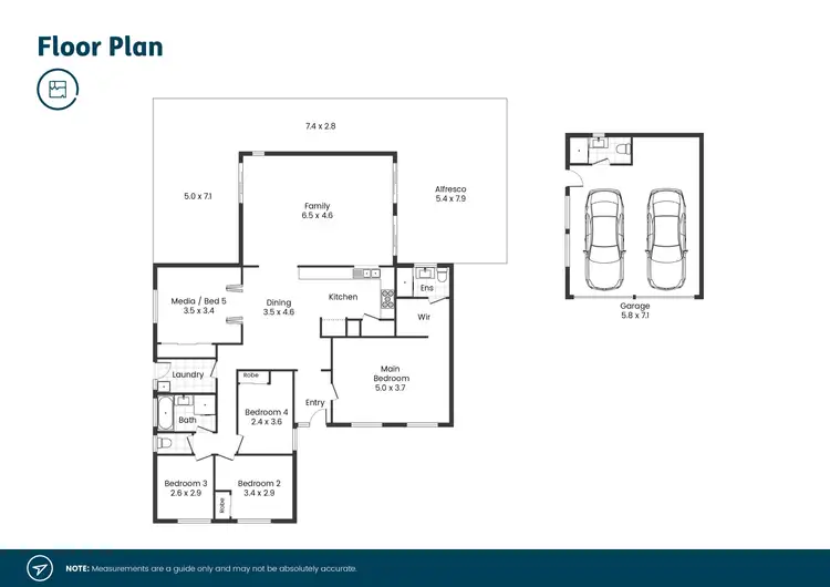 Floorplan of Homely house listing, 8 Lupin Close, Metford NSW 2323