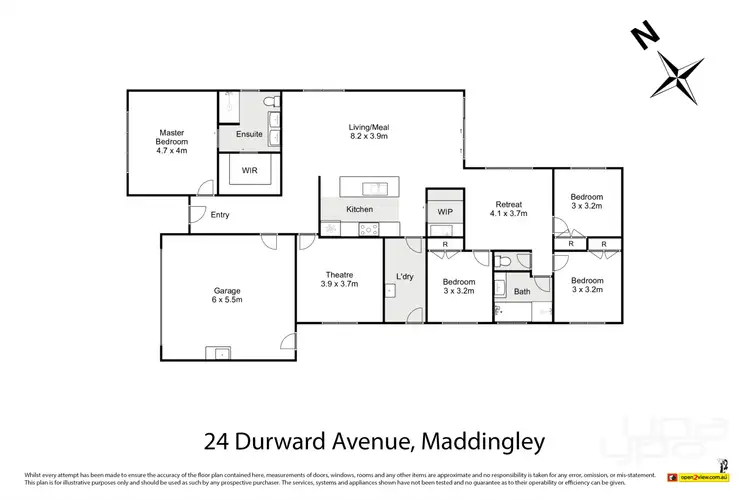 Floorplan of Homely house listing, 24 Durward Avenue, Maddingley VIC 3340