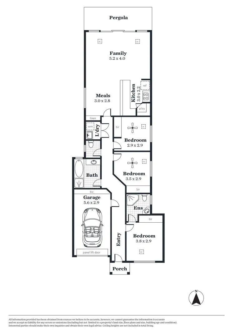 Floorplan of Homely house listing, 26 Cabernet Close, Old Reynella SA 5161