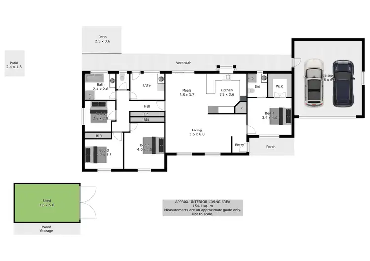 Floorplan of Homely house listing, 28 Gitchell Street, Corowa NSW 2646