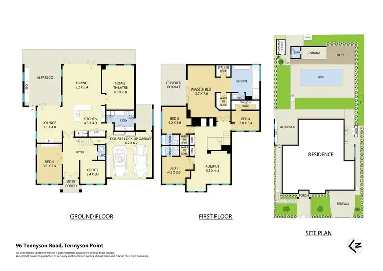 Floorplan of Homely house listing, 96 Tennyson Road, Tennyson Point NSW 2111