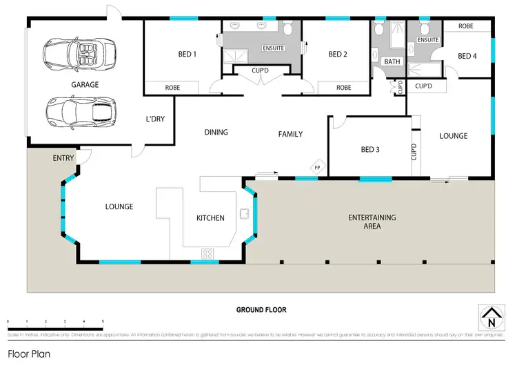 Floorplan of Homely house listing, 218 Holmes Street, Brighton QLD 4017