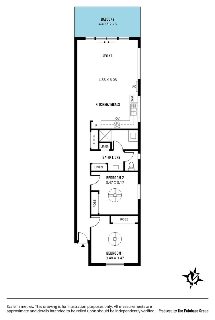 Floorplan of Homely unit listing, 11/1 Oak Avenue, Tonsley SA 5042
