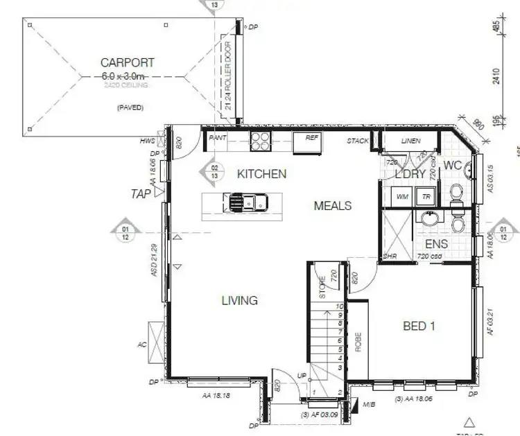 Floorplan of Homely townhouse listing, 507 Morphett Road, Seacombe Gardens SA 5047