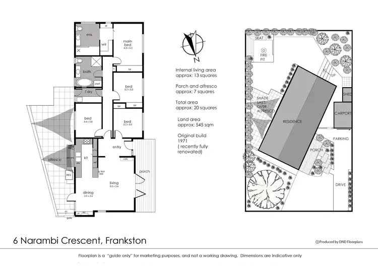Floorplan of Homely house listing, 6 Narambi Crescent, Frankston VIC 3199