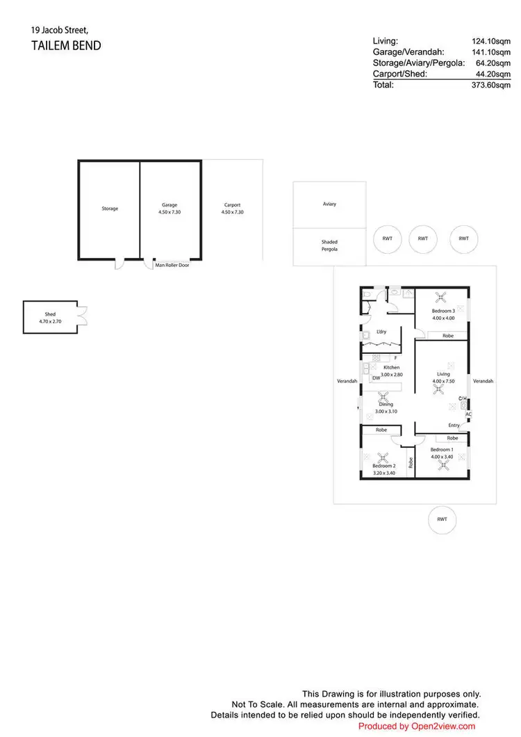 Floorplan of Homely house listing, 19 Jacob Street, Tailem Bend SA 5260