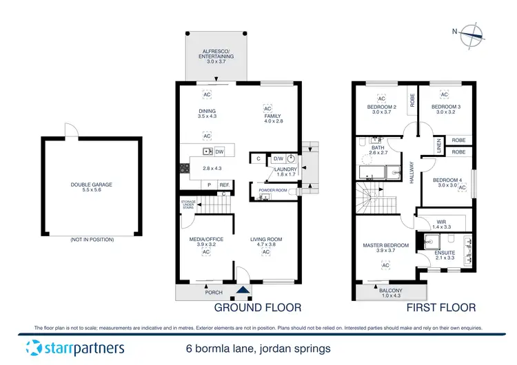 Floorplan of Homely house listing, 6 Bormla Lane, Jordan Springs NSW 2747