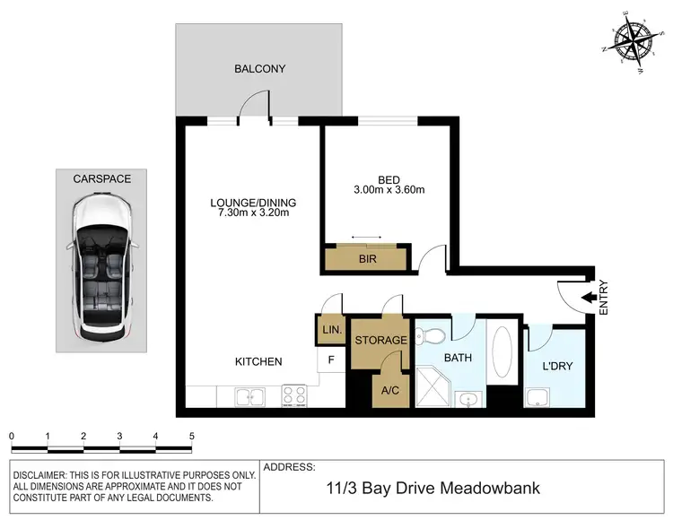 Floorplan of Homely apartment listing, 11/3 Bay Drive, Meadowbank NSW 2114