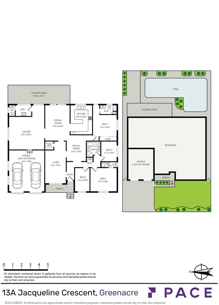 Floorplan of Homely house listing, 13A Jacqueline Crescent, Greenacre NSW 2190