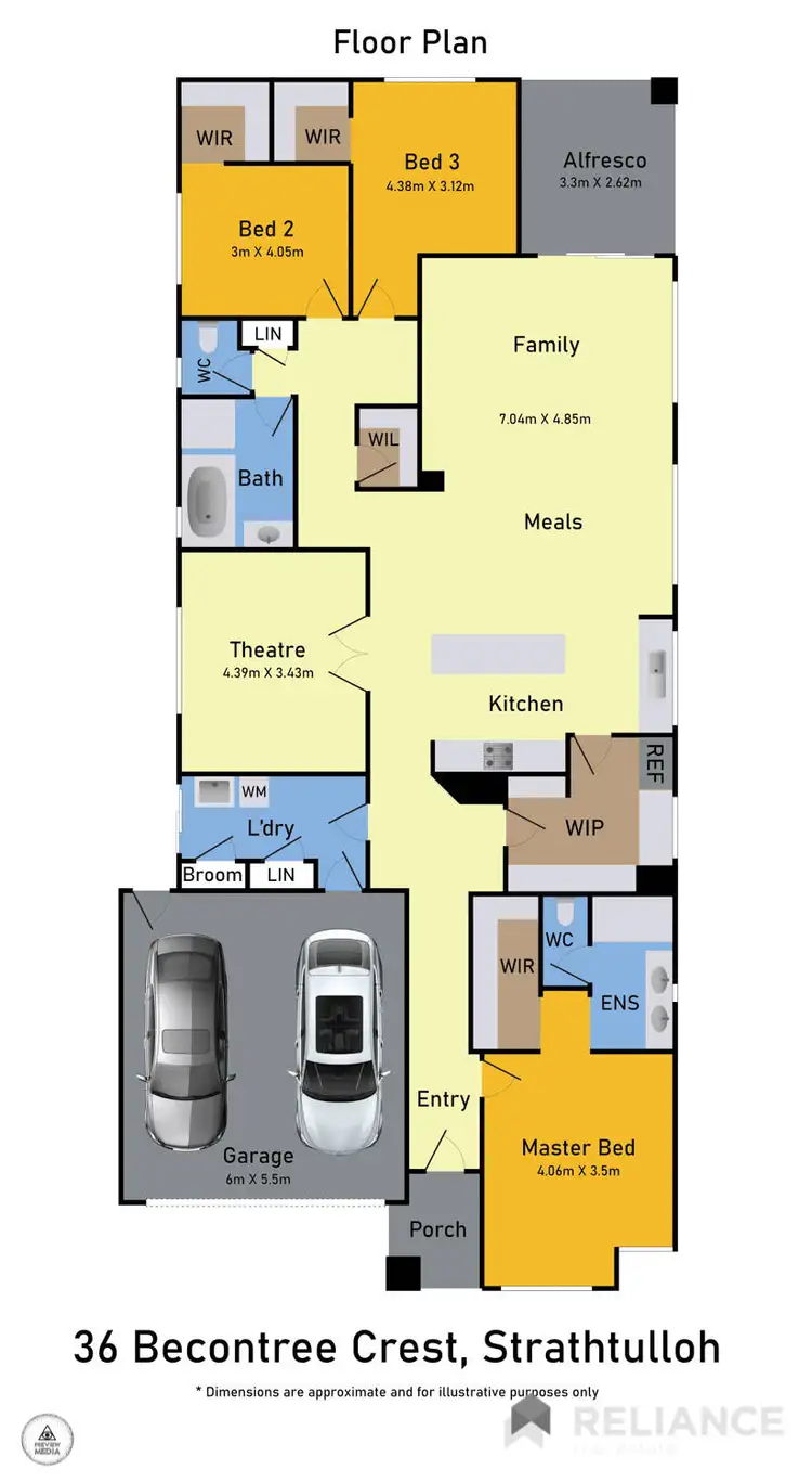 Floorplan of Homely house listing, 36 Becontree Crescent, Strathtulloh VIC 3338