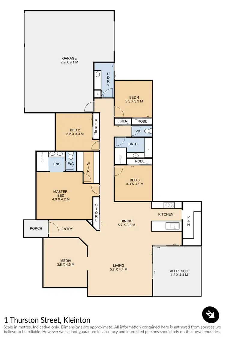 Floorplan of Homely house listing, 1 Thurston Street, Kleinton QLD 4352