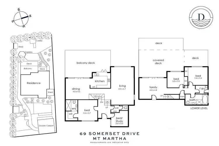 Floorplan of Homely house listing, 69 Somerset Drive, Mount Martha VIC 3934