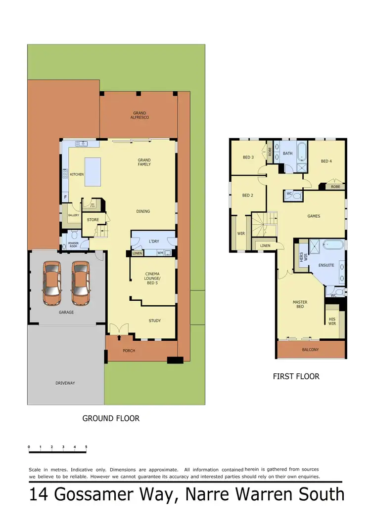 Floorplan of Homely house listing, 14 Gossamer Way, Narre Warren South VIC 3805
