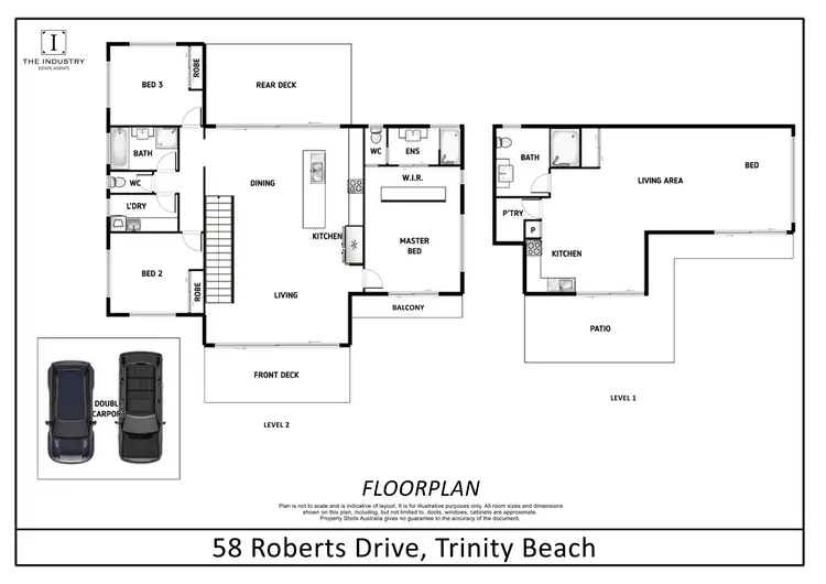 Floorplan of Homely house listing, 58 Roberts Drive, Trinity Beach QLD 4879