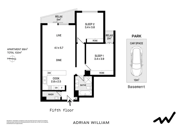Floorplan of Homely apartment listing, G505/7-11 Princes Highway, St Peters NSW 2044