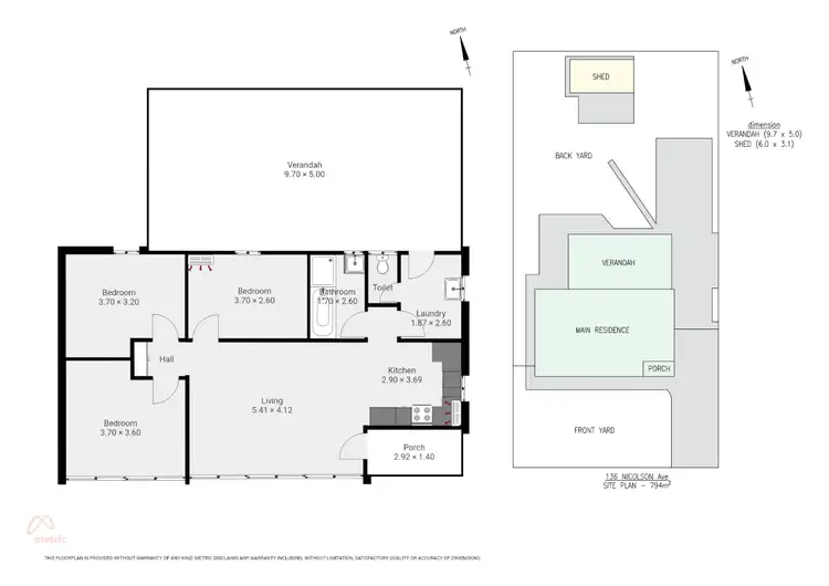 Floorplan of Homely house listing, 136 Nicolson Avenue, Whyalla Stuart SA 5608