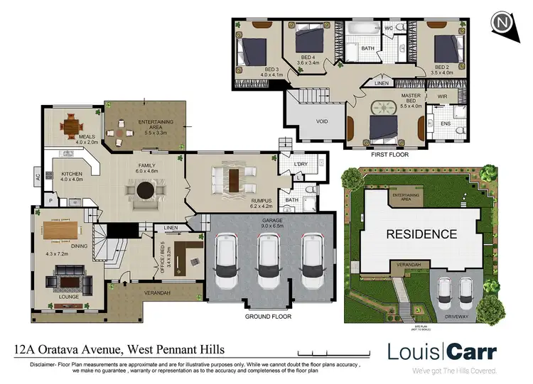 Floorplan of Homely house listing, 12a Oratava Avenue, West Pennant Hills NSW 2125