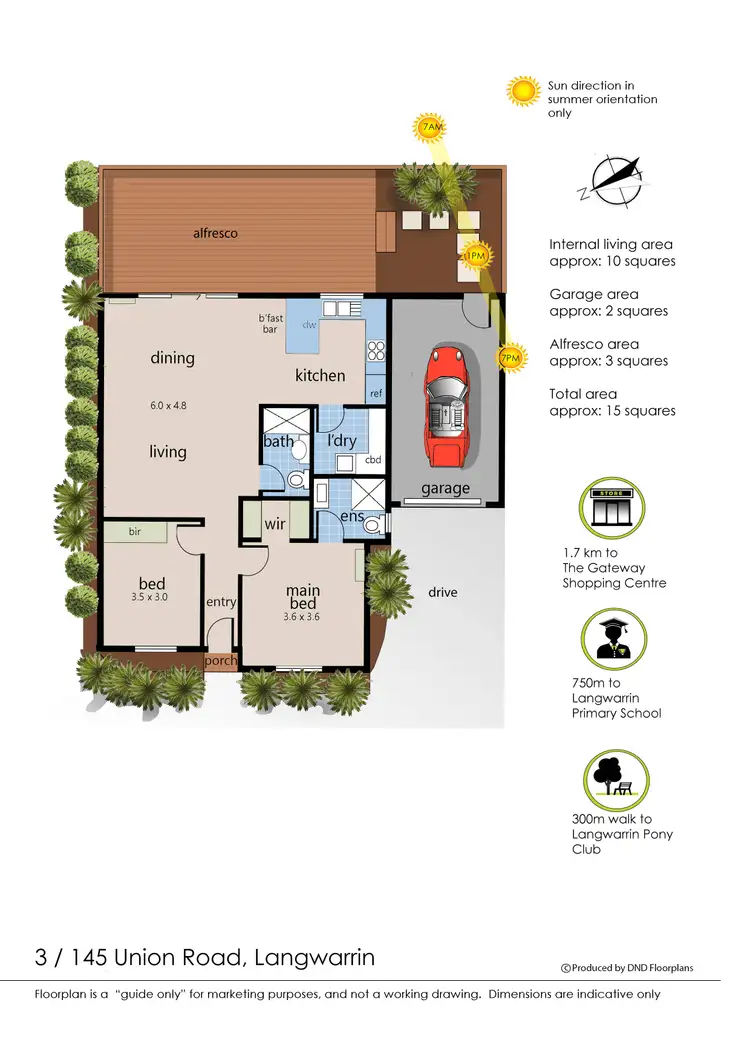 Floorplan of Homely unit listing, 3/145 Union Road, Langwarrin VIC 3910