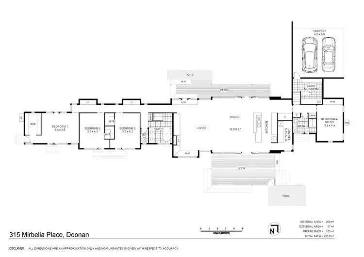 Floorplan of Homely rural property listing, 315 Mirbelia Place, Doonan QLD 4562