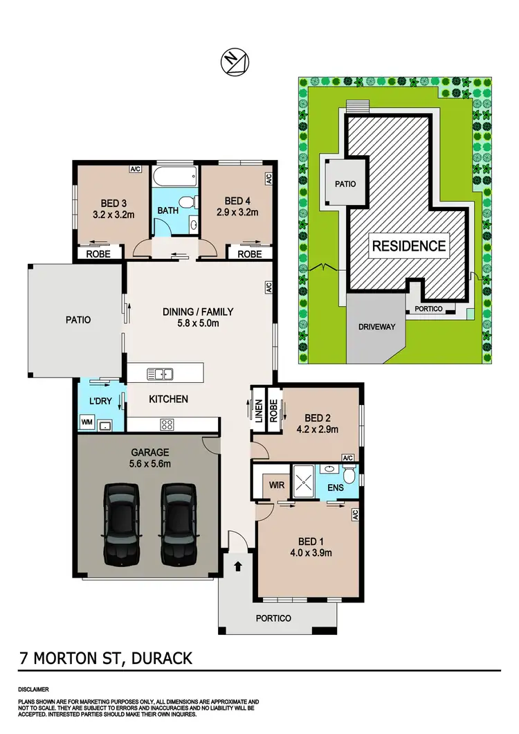 Floorplan of Homely house listing, 7 Morton Street, Durack NT 830